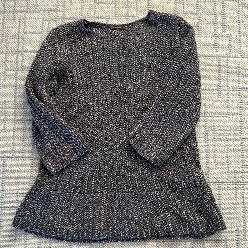 J McLaughlin Cotton Crocheted Sweater